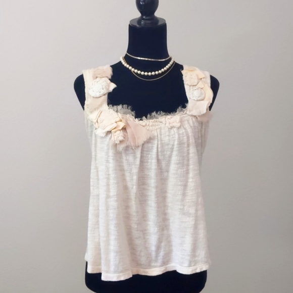 Deletta Tops - VINTAGE Y2K Anthropologie size small top